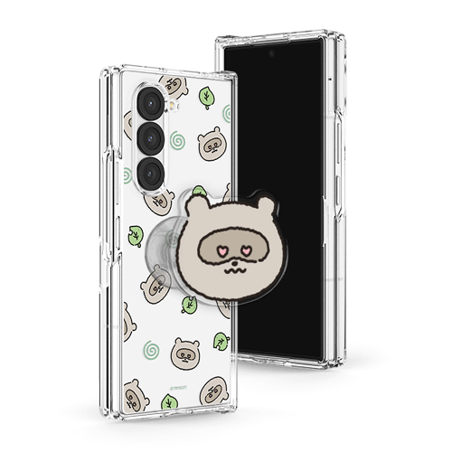 [TryCozy] 작은 친구들 아크릴 스마트톡 갤럭시Z폴드시리즈 힌지보호 투명하드케이스