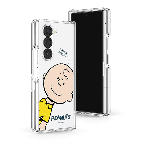 [PEANUTS]스누피 헬로 프렌즈 갤럭시Z폴드시리즈 힌지보호 투명하드케이스