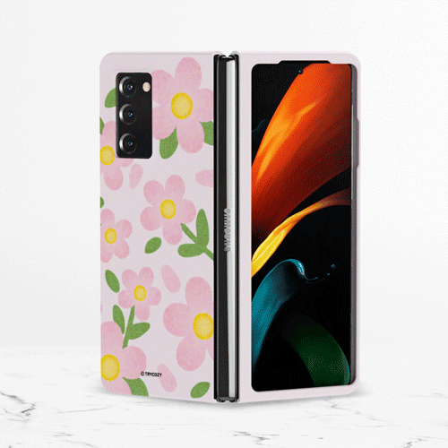 [TryCozy] 플라워드로잉 갤럭시Z폴드시리즈 하드케이스
