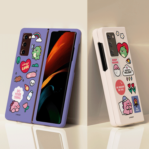 [TryCozy] 핑크 리틀티노 패치 갤럭시Z폴드시리즈 하드케이스