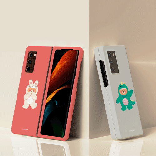 [TryCozy] 베어코스튬 갤럭시Z폴드시리즈 하드케이스