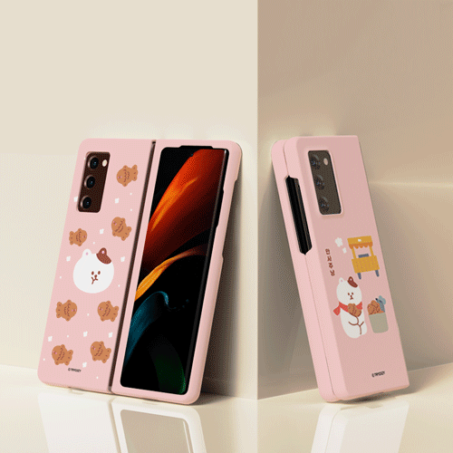 [TryCozy] 겨울동물 갤럭시Z폴드시리즈 하드케이스