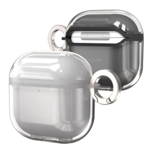 아라리 에어팟4 에어원 투명 범퍼 키링 케이스