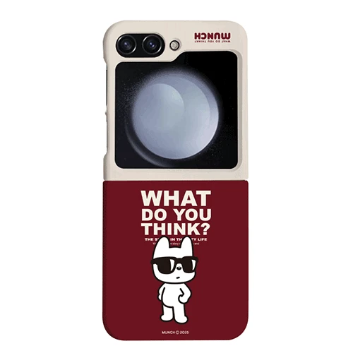 J2 뭉크 라이프 슬림 하드 케이스(갤럭시Z플립)