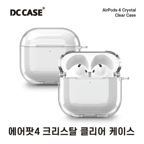 DC 에어팟4 크리스탈 클리어 케이스