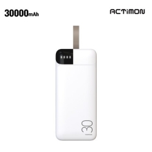 엑티몬 LED 보조배터리(30000mAh)(C타입케이블)(M-P30000)