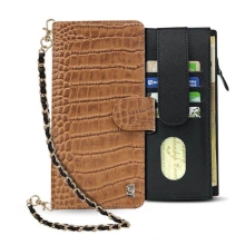 보테뮤 매트 천연소가죽 지퍼 다이어리 케이스