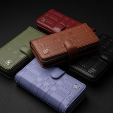 라피네 포르토 천연소가죽 지퍼 다이어리