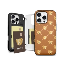 시리우스 테디베어 패턴 마그네틱 도어 범퍼 케이스