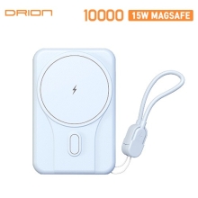 드리온 15W 맥세이프 보조배터리 10000mAh(숏스트랩 CtoC 케이블)(D-MAG15W-10000)