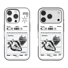 [TryCozy] 블랙 아트웍 카드도어범퍼케이스