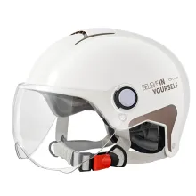 새로운 국가 표준 3C 인증 전기 자동차 헬멧 남녀 여름 반 헬멧 배터리 자동차 오토바이 유니버설 사계절 헬멧