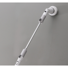 무선 긴 손잡이 전기 청소 브러시 가정용 휴대용 다기능 구부릴 수 있는 회전 없음 죽은 각도 청소 주방 욕실