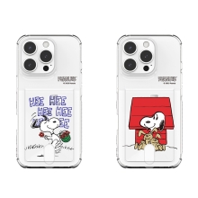 [PEANUTS]빈티지 스누피 일상 클리어 에어쿠션 카드젤리케이스