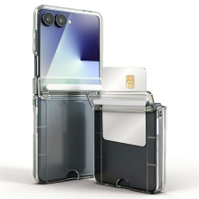 로어 시크 힌지 클리어 카드 케이스(갤럭시Z플립)