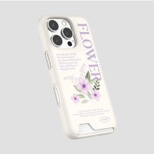 뮤트 플라워 언더 카드 하드케이스