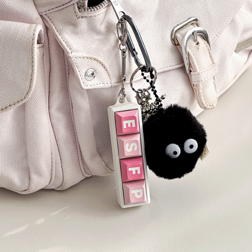 [TryCozy] 성격 유형 네모 키캡 키링 단품