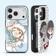 [TryCozy] 소녀클럽 카드도어범퍼케이스+아크릴 스마트톡