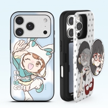 [TryCozy] 소녀클럽 카드도어범퍼케이스+아크릴 스마트톡